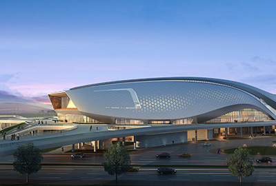 寧波奧體中心項(xiàng)目游泳館、體育館、綜合訓(xùn)練館幕墻（含金屬屋面）工程施工