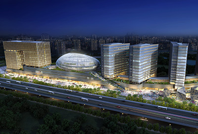 政儲(chǔ)出[2010]6號(hào)地塊商業(yè)辦公用房幕墻工程（杭州中大圣馬廣場(chǎng)）