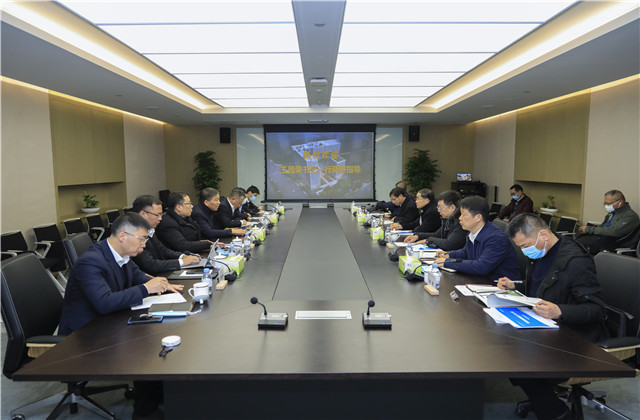 浙江省委常委、政法委書記王昌榮一行蒞臨中天總部