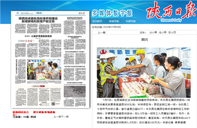 中天西北集團(tuán)瓏樾府項(xiàng)目高溫慰問(wèn)——《陜西日?qǐng)?bào)》
